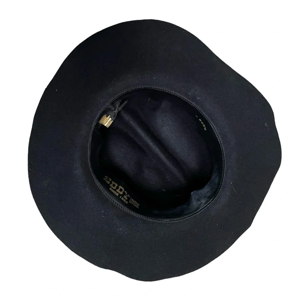 EDDY BROS Wool Cowboy Western ROGO II Hat Black 6 7/8